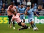 Coventry City's Callum O'Hare in action with Cardiff City's Marlon Pack on September 15, 2021