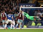Andros Townsend scores for Everton against Burnley in the Premier League on September 13, 2021