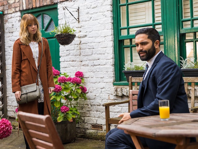 Toyah and Imran on the second episode of Coronation Street on October 1, 2021