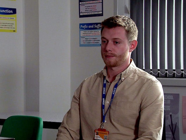 Daniel on the first episode of Coronation Street on September 27, 2021
