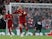 Liverpool's Jordan Henderson celebrates scoring against AC Milan on September 15, 2021
