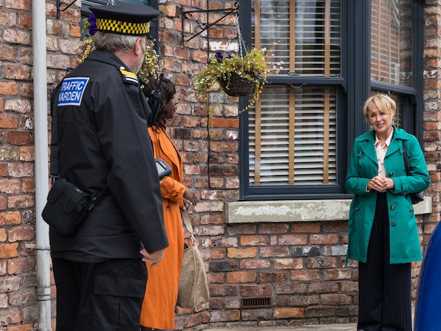 Sally on the second episode of Coronation Street on October 1, 2021