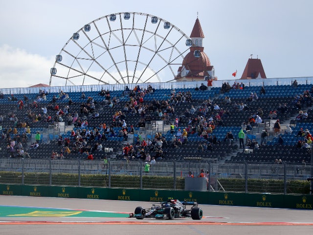 Result: Valtteri Bottas leads Lewis Hamilton as Mercedes dominate in Russia