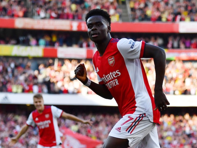 Arsenal's Bukayo Saka finishes sixth in Kopa Trophy