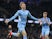 Manchester City's Cole Palmer celebrates scoring their sixth goal against Wycombe on September 21, 2021