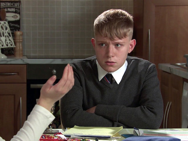Max on the second episode of Coronation Street on October 8, 2021