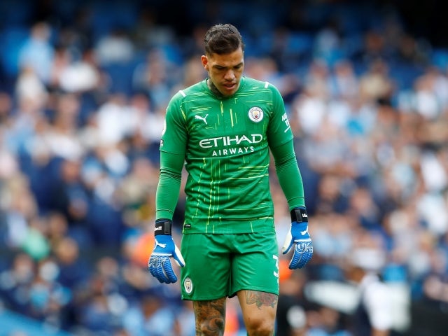 Manchester City's Ederson pictured on September 18, 2021