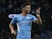 Manchester City's Ferran Torres celebrates scoring against Wycombe Wanderers on September 21, 2021