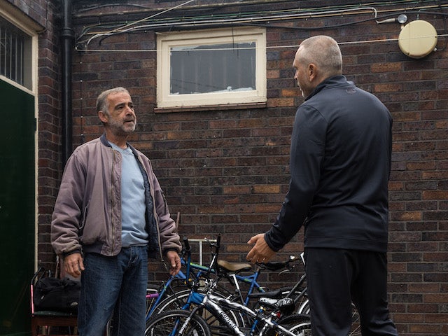Kevin on the first episode of Coronation Street on October 8, 2021