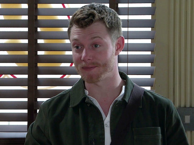 Daniel on the first episode of Coronation Street on October 6, 2021