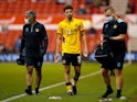 Wolverhampton Wanderers' Rayan Ait Nouri walks off injured in September 2021