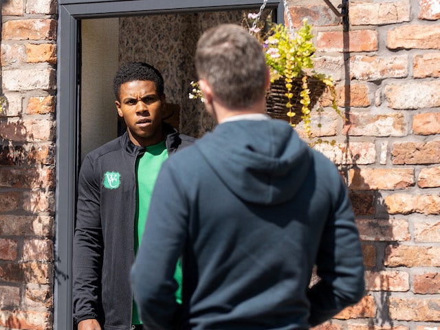 James on the second episode of Coronation Street on October 4, 2021