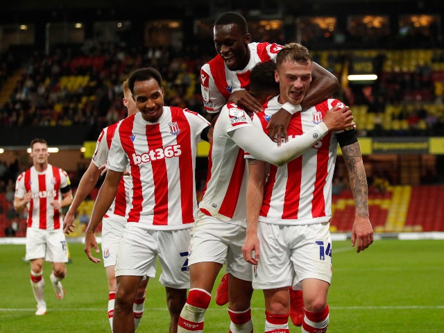 Late goals give Stoke victory at Watford
