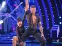Adam Peaty and Katya Jones on the first Strictly Come Dancing live show on September 25, 2021