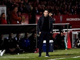 Andoni Iraola, now in charge of Rayo Vallecano, pictured in May 2020