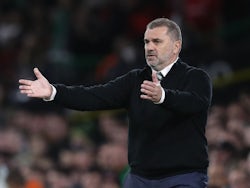 Celtic manager Ange Postecoglou gestures on September 30, 2021