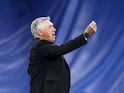 Real Madrid coach Carlo Ancelotti gives instructions to his players on September 28, 2021
