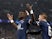 Paris Saint-Germain's Idrissa Gueye celebrates scoring against Manchester City in the Champions League on September 28, 2021