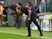 Sampdoria coach Roberto D'Aversa gives instructions to his players on September 26, 2021