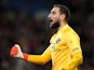 Gianluigi Donnarumma in action for Paris Saint-Germain in September 2021