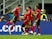 Spain's Ferran Torres celebrates scoring their first goal against Italy in the UEFA Nations League on October 6, 2021