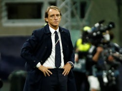 Italy coach Roberto Mancini pictured on October 6, 2021