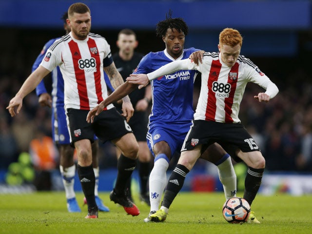 Chelsea and Brentford in the FA Cup in January 2017.