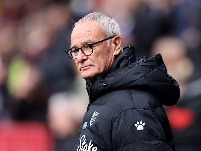Watford manager Claudio Ranieri before the match on October 16, 2021