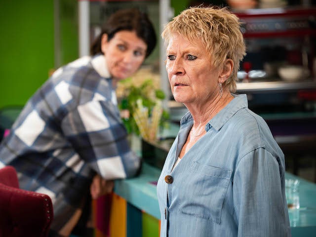 Shirley on EastEnders on October 29, 2021