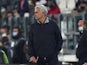 Roma coach Jose Mourinho looks on on October 17, 2021