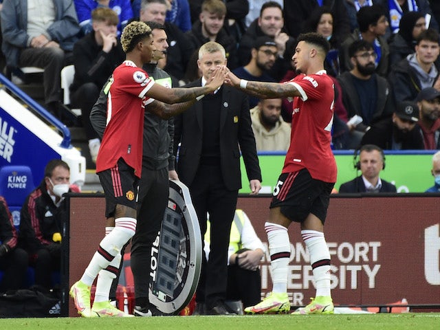 Marcus Rashford makes Man United return against Leicester