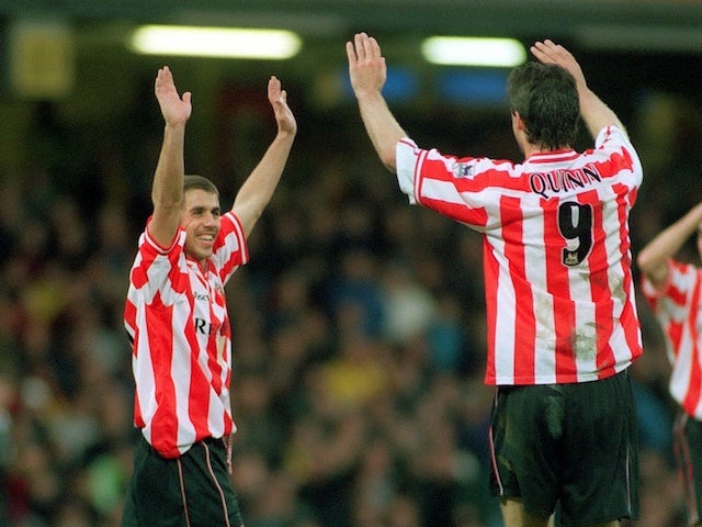 Kevin Phillips and Niall Quinn for Sunderland in 2000