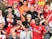Liverpool's Sadio Mane celebrates scoring their first goal on September 18, 2021