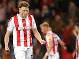  Stoke City?s Harry Souttar celebrates at the final whistle against West Bromwich Albion on October 1, 2021