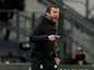 Luton Town manager Nathan Jones reacts on October 19, 2021