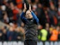 Blackpool manager Neil Critchley celebrates after the match on October 23, 2021