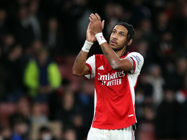 Arsenal's Pierre-Emerick Aubameyang pictured in October 2021