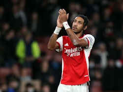Arsenal's Pierre-Emerick Aubameyang pictured in October 2021