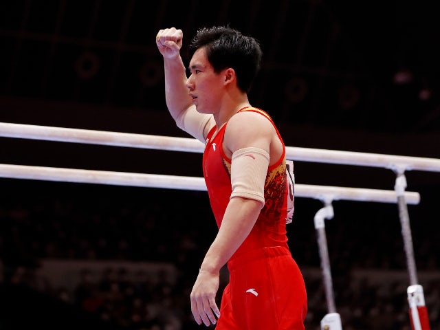 China's Zhang Boheng becomes world champion in Men's All-Around Final