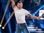 Adam Peaty performs on Strictly Come Dancing on October 23, 2021