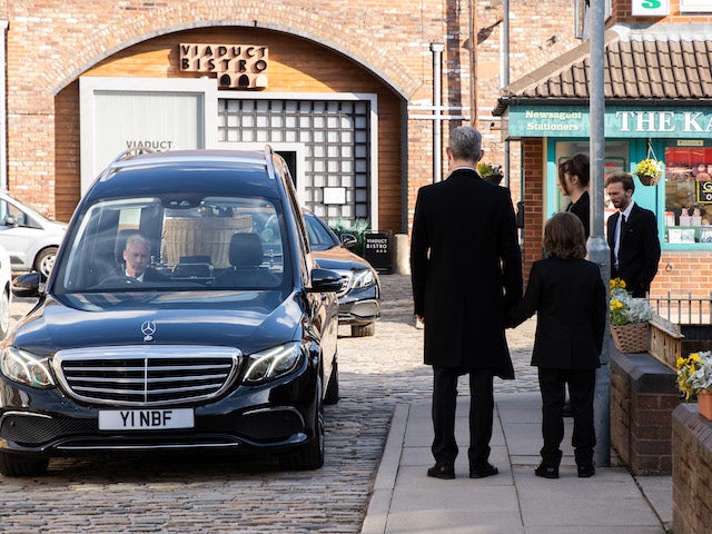 Natasha's funeral on the first episode of Coronation Street on November 8, 2021