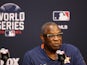 Houston Astros manager Dusty Baker pictured in October 2021