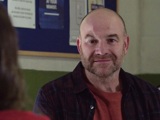 Tim on the first episode of Coronation Street on November 17, 2021