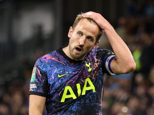 Tottenham Hotspur's Harry Kane pictured in October 2021