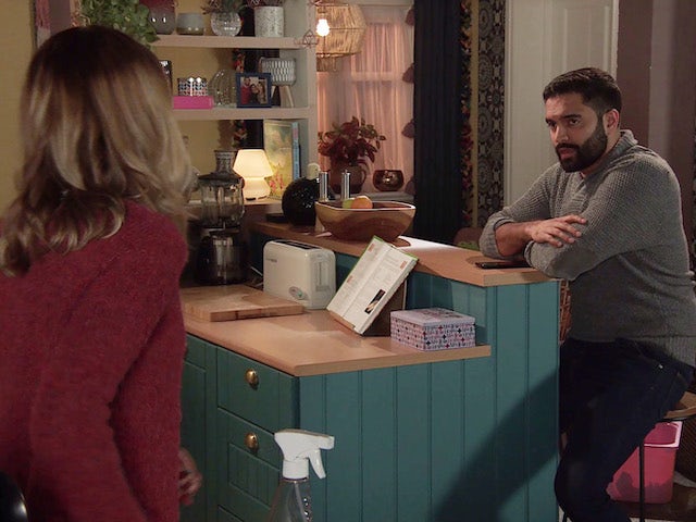 Imran on the second episode of Coronation Street on November 8, 2021