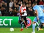 Feyenoord's Luis Sinisterra in action on September 30, 2021
