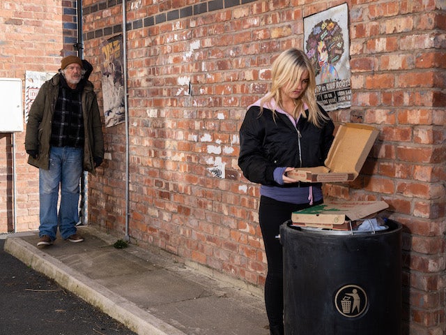 Stu and Kelly on the first episode of Coronation Street on November 19, 2021