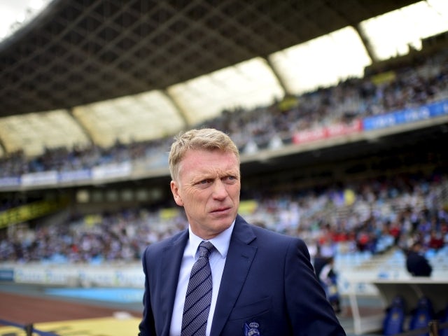 Real Sociedad head coach David Moyes pictured on October 18, 2015