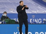 Former Chelsea manager Frank Lampard coaching, January 19, 2021