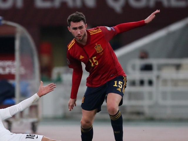 Spain's Aymeric Laporte pictured on November 11, 2021